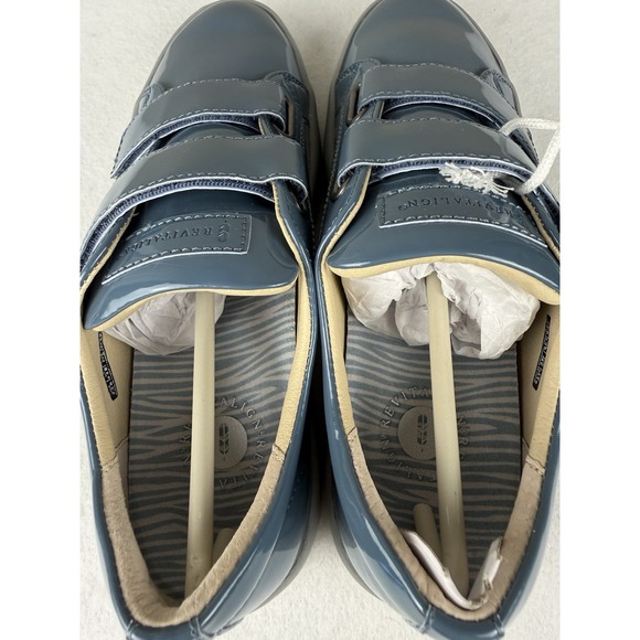 Spirit Body Mind & Soles Malibu Bella Patent Sneakers Women 7.5B Smoke Blue NWOT - Picture 7 of 8